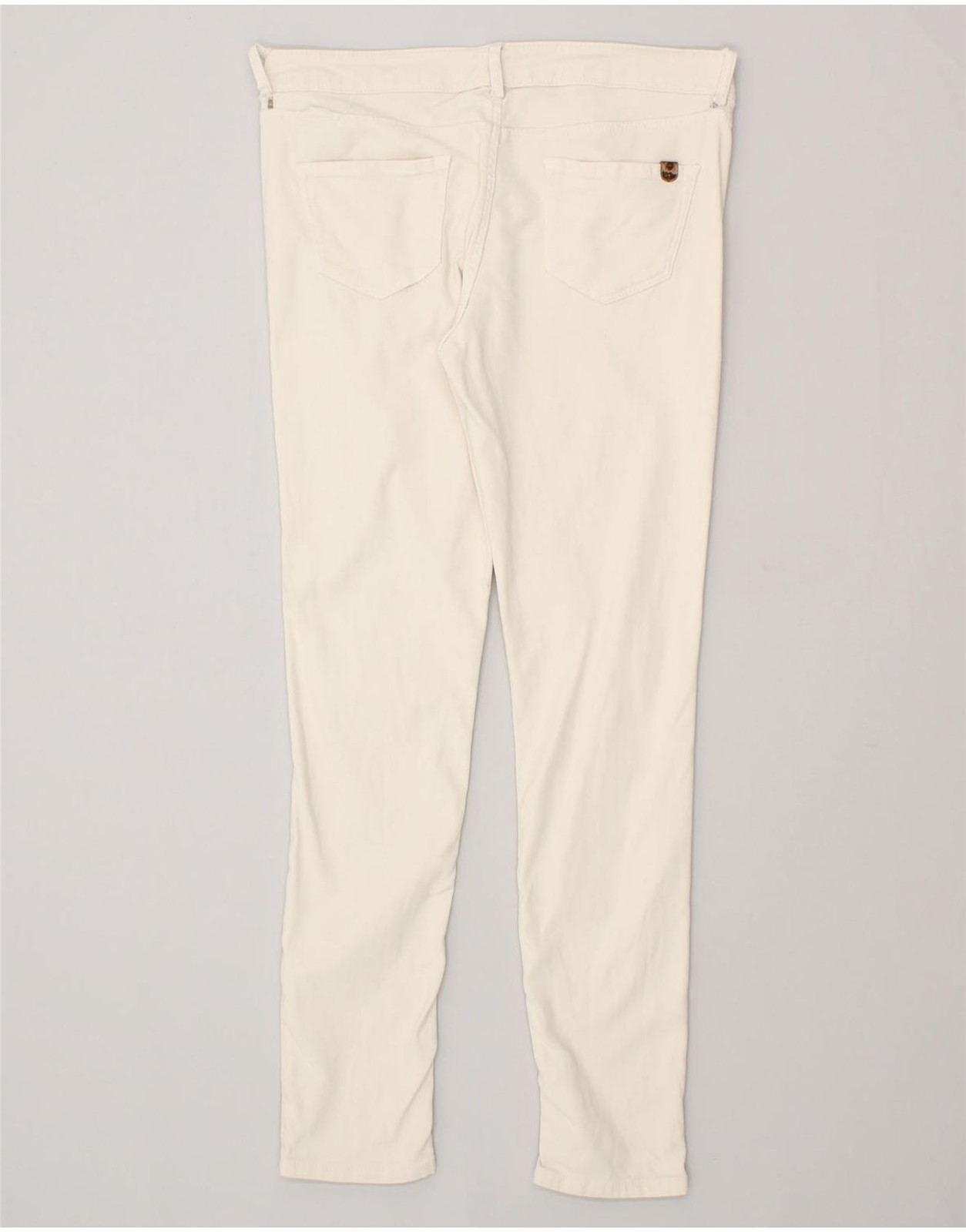 MASSIMO DUTTI Womens Skinny Jeans EU 40 Medium W30 L28 Off White Cotton AT11