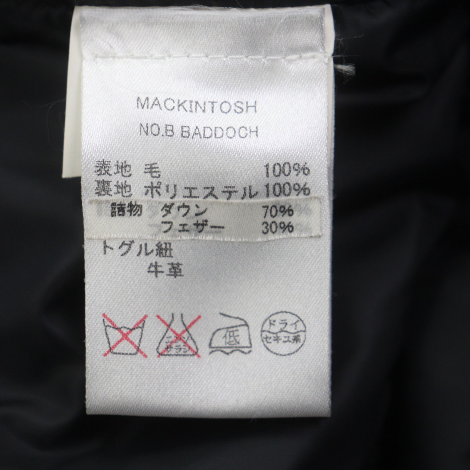 Mackintosh Wool Down Coat – DUTY FREE