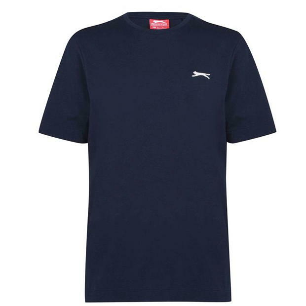 Mens Slazenger 100% Cotton Plain Crew Neck T Shirt XS S M L XL XXL 3XL 4XL BNWT