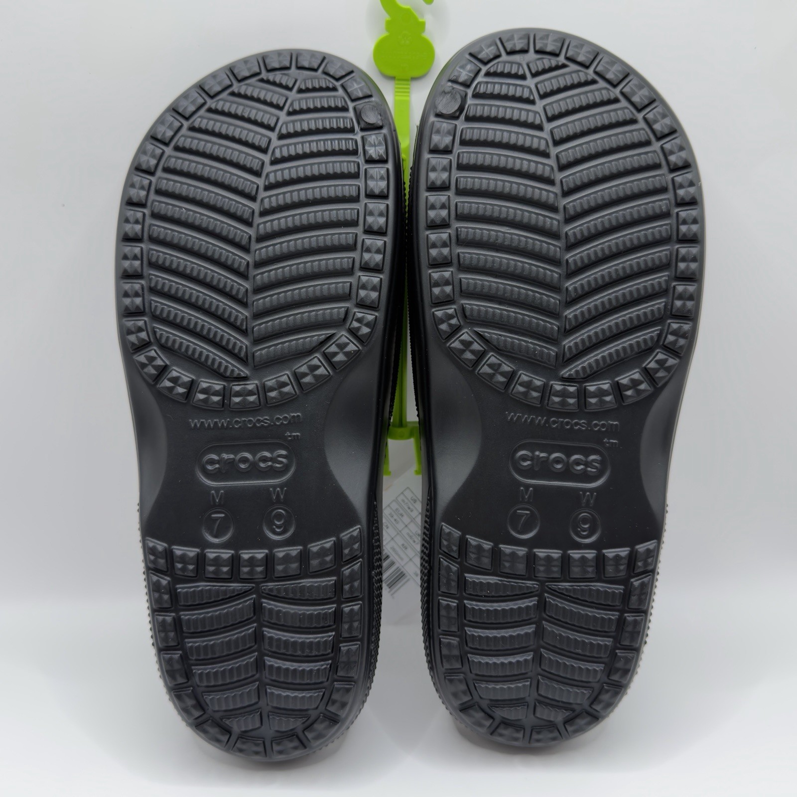 Crocs Adult Baya II Black Slides Sandals US Women’s Size 9 New with Tags