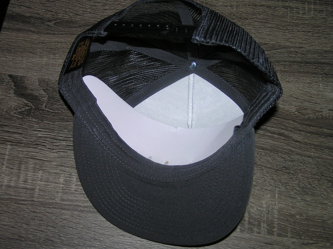 Orig. Coors Rodeo Patch Trucker Hat Yupoong/YP Classic 6006 Snapback Grey/Black