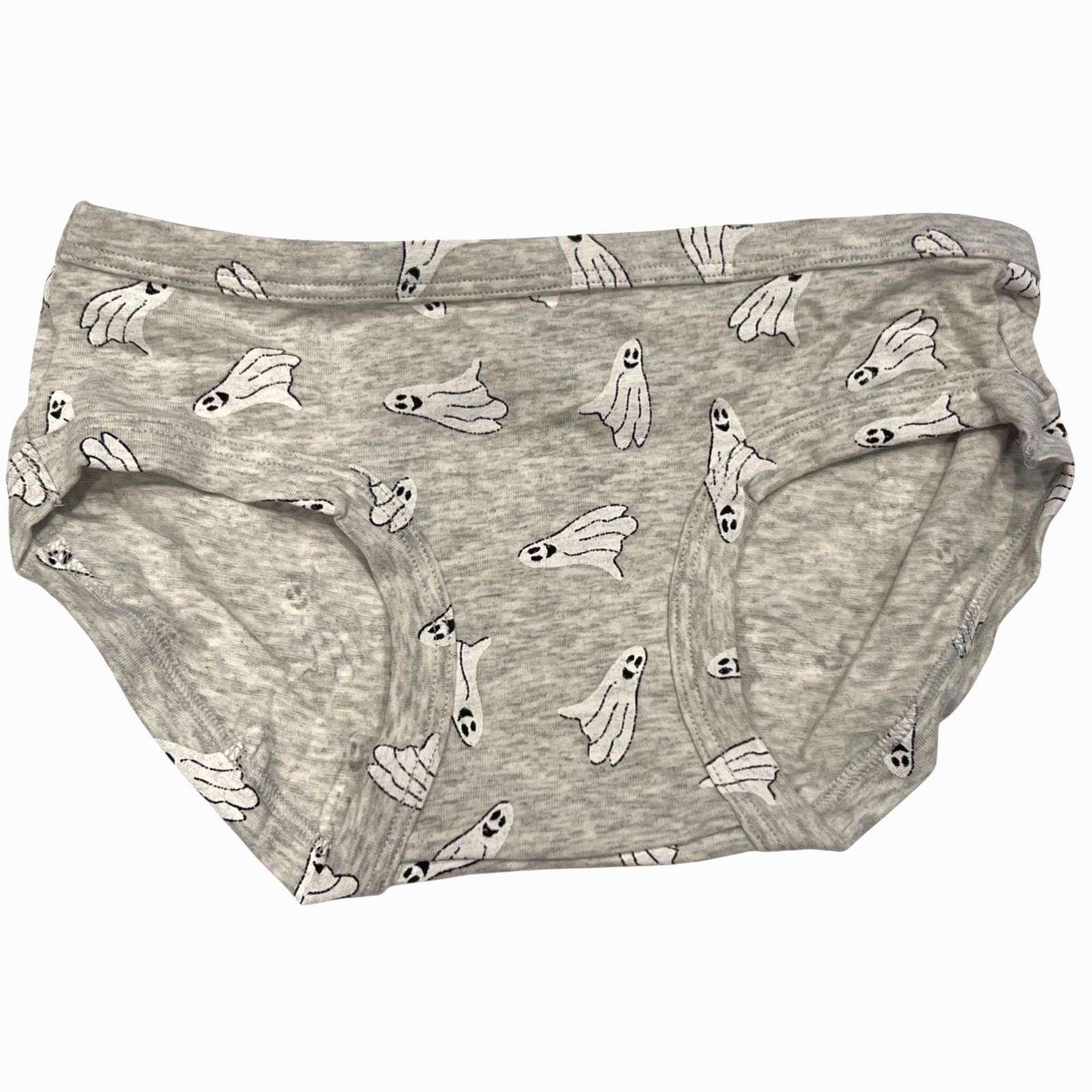 NWT AERIE Boybrief Pantie Underwear Sz XXS-XS-S Gray White Ghosts Cotton Jersey