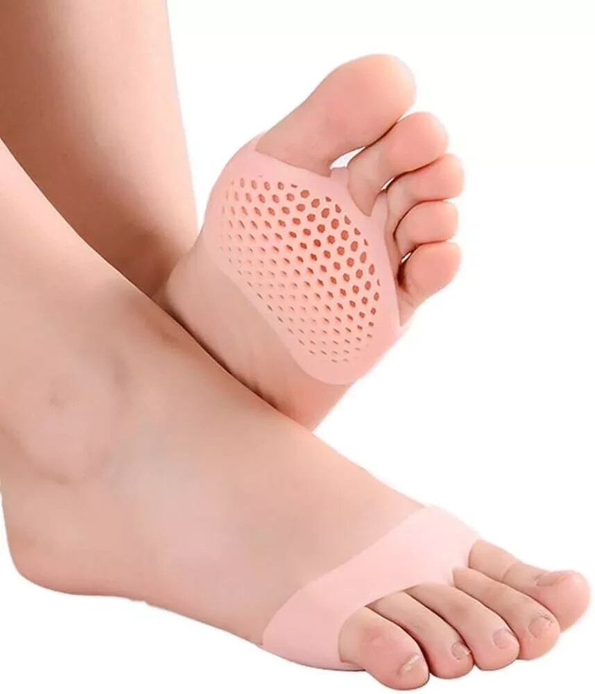 2 Pair Silicone Gel Metatarsal Pads for Women Men Pain Relief Foot Cushion Gift