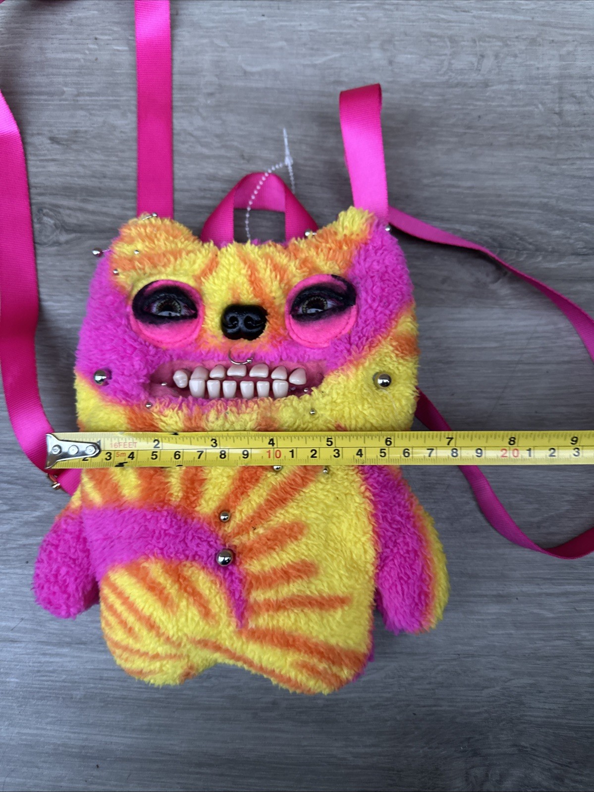 Mini Fuggler Backpack Homemade Adjustable Straps Piercings – Please Read