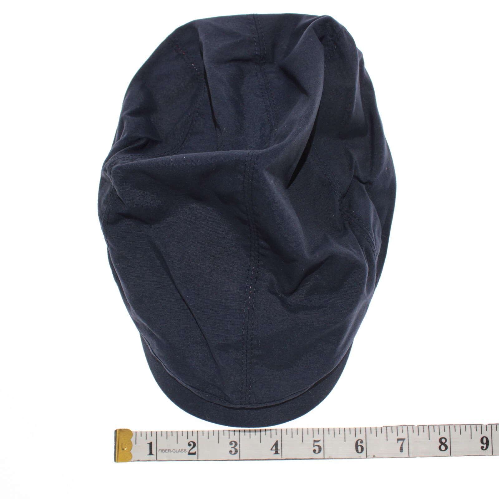 Wigens NWT Ivy Sport Newsboy Cap Size 59, 7 & 3/8ths Solid Blue 100% Polyamide