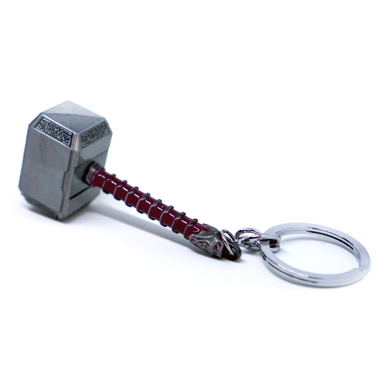 365Home 2-Pack Hammer Keychain and Axe Keychain, Cool Gifts for Small, Silver