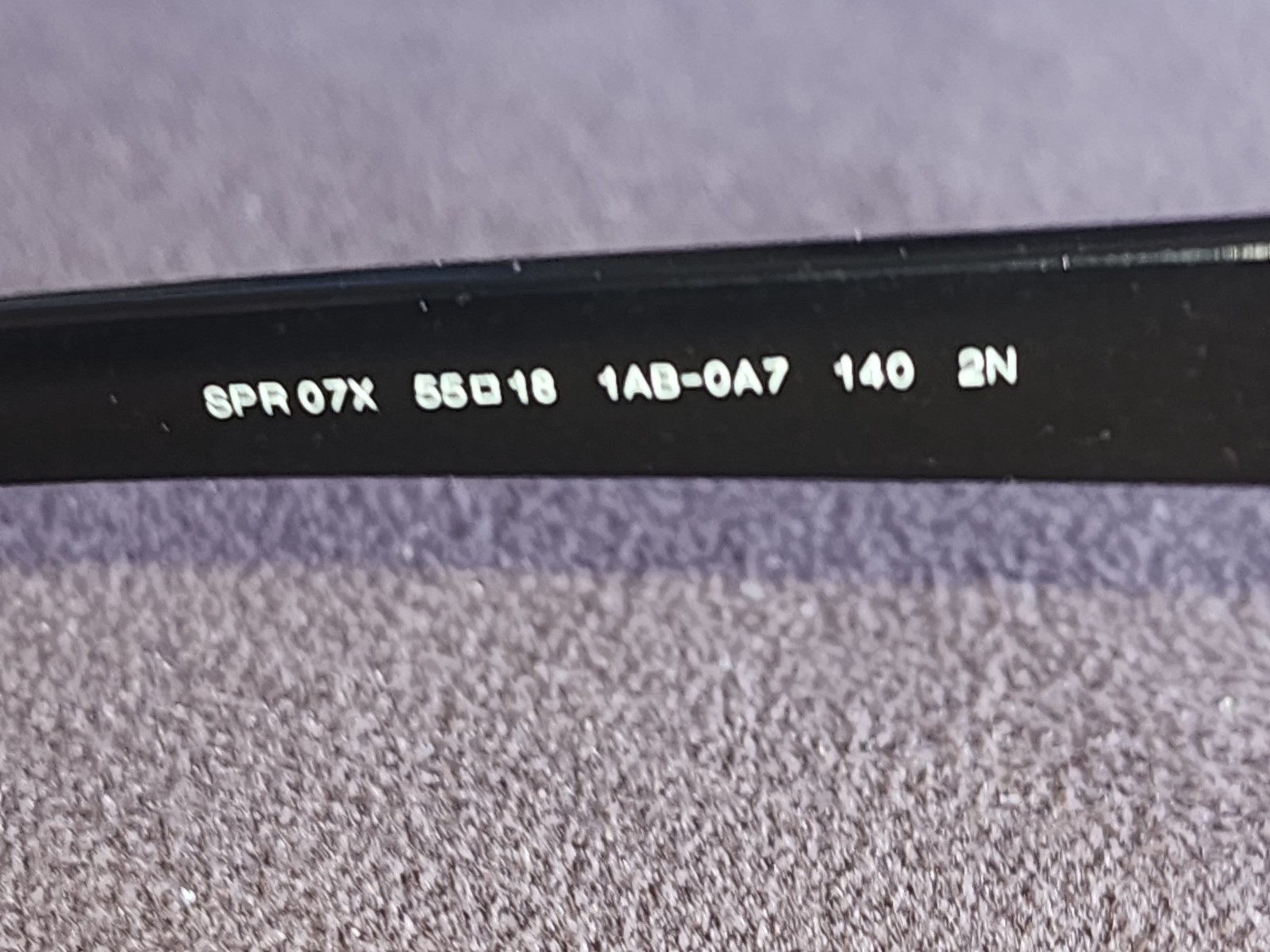 PRADA SPR O7X 550 18 1AB-OA7 140 2N SUNGLASSES