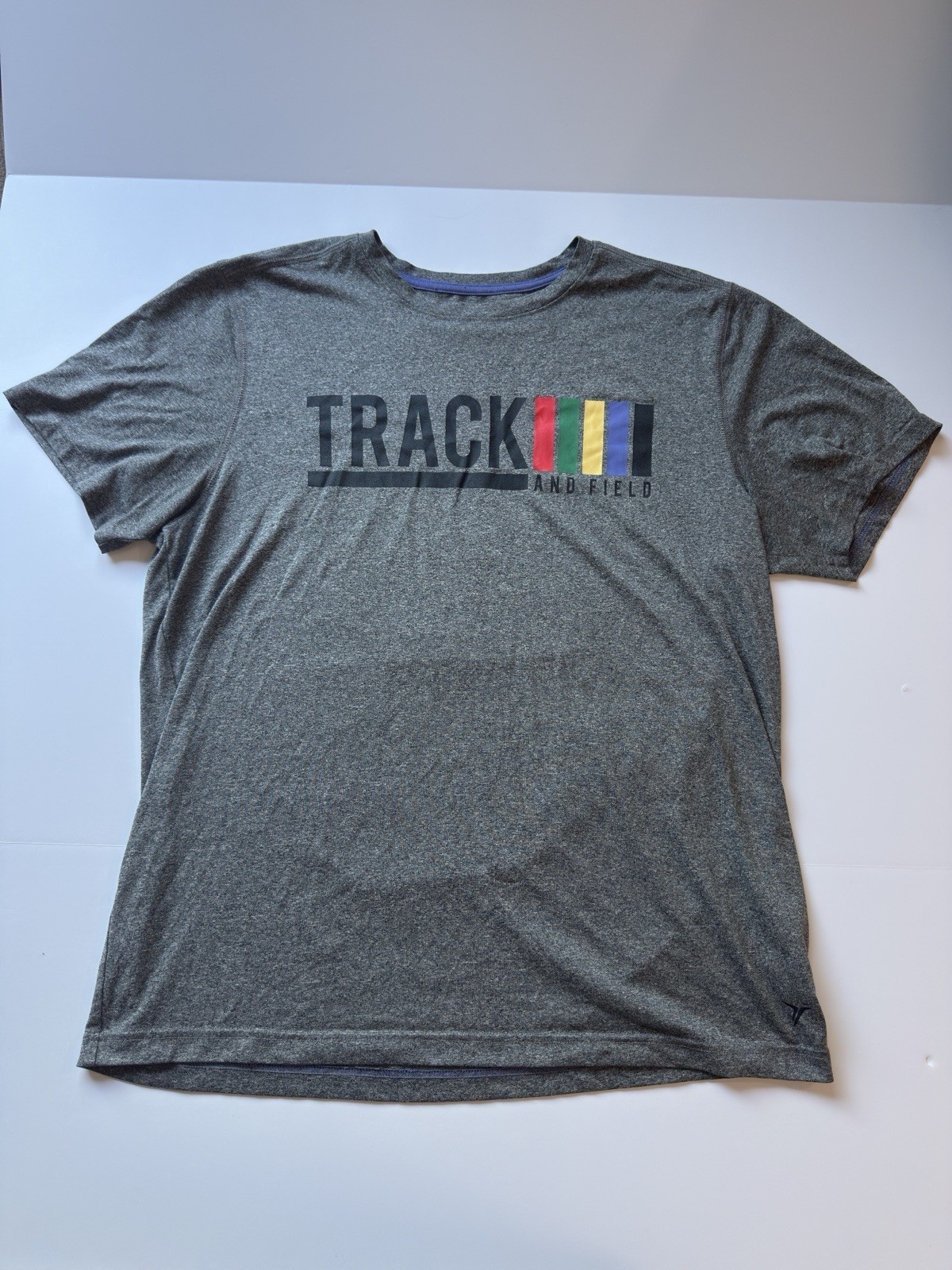 Old Navy Active Go-Dry Track & Field T-Shirt Men’s XL Gray