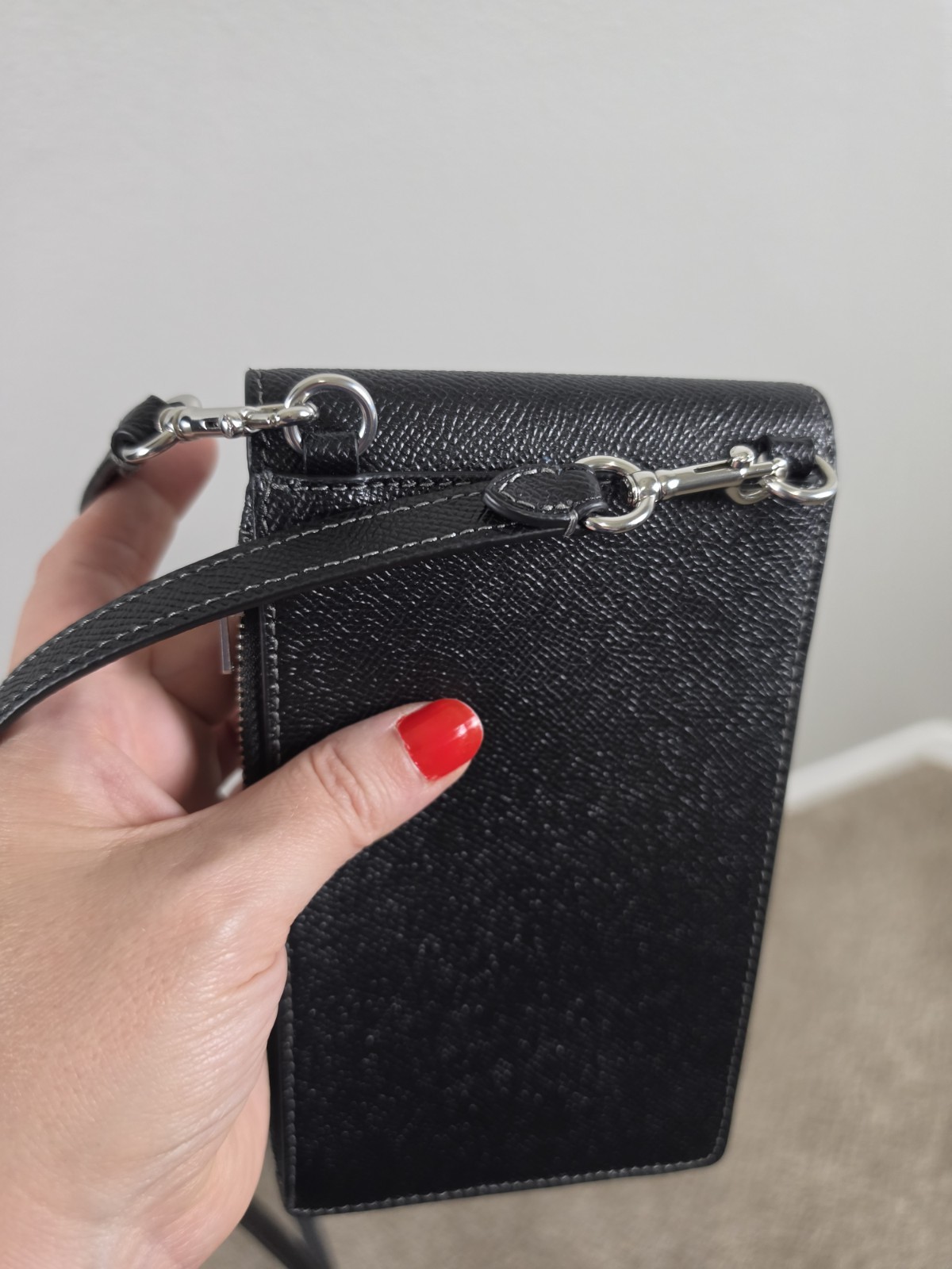 Black Coach Crossbody Badlands Shoulder Bag Leather Purse New