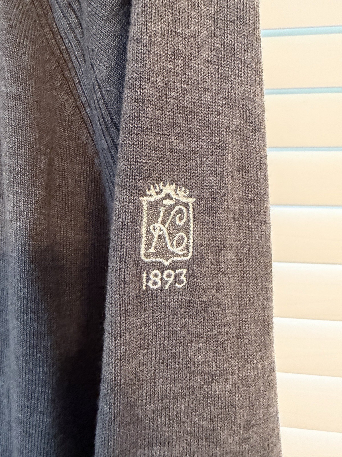 FootJoy Men’s Gray Knit Pullover Sweater 1/4 Zip Mock Neck 2XL The Kahkwa Club