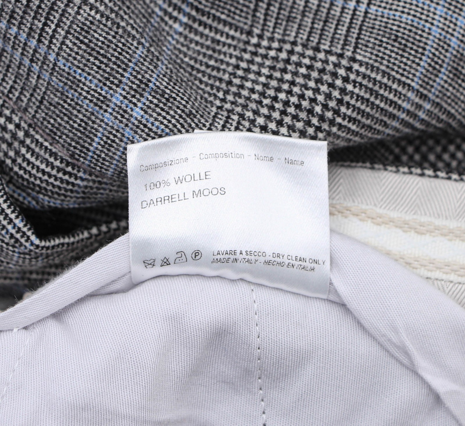 Brioni Wool 2-piece SUIT Gray checkered Celio Blazer Mens 48/50 size luxury