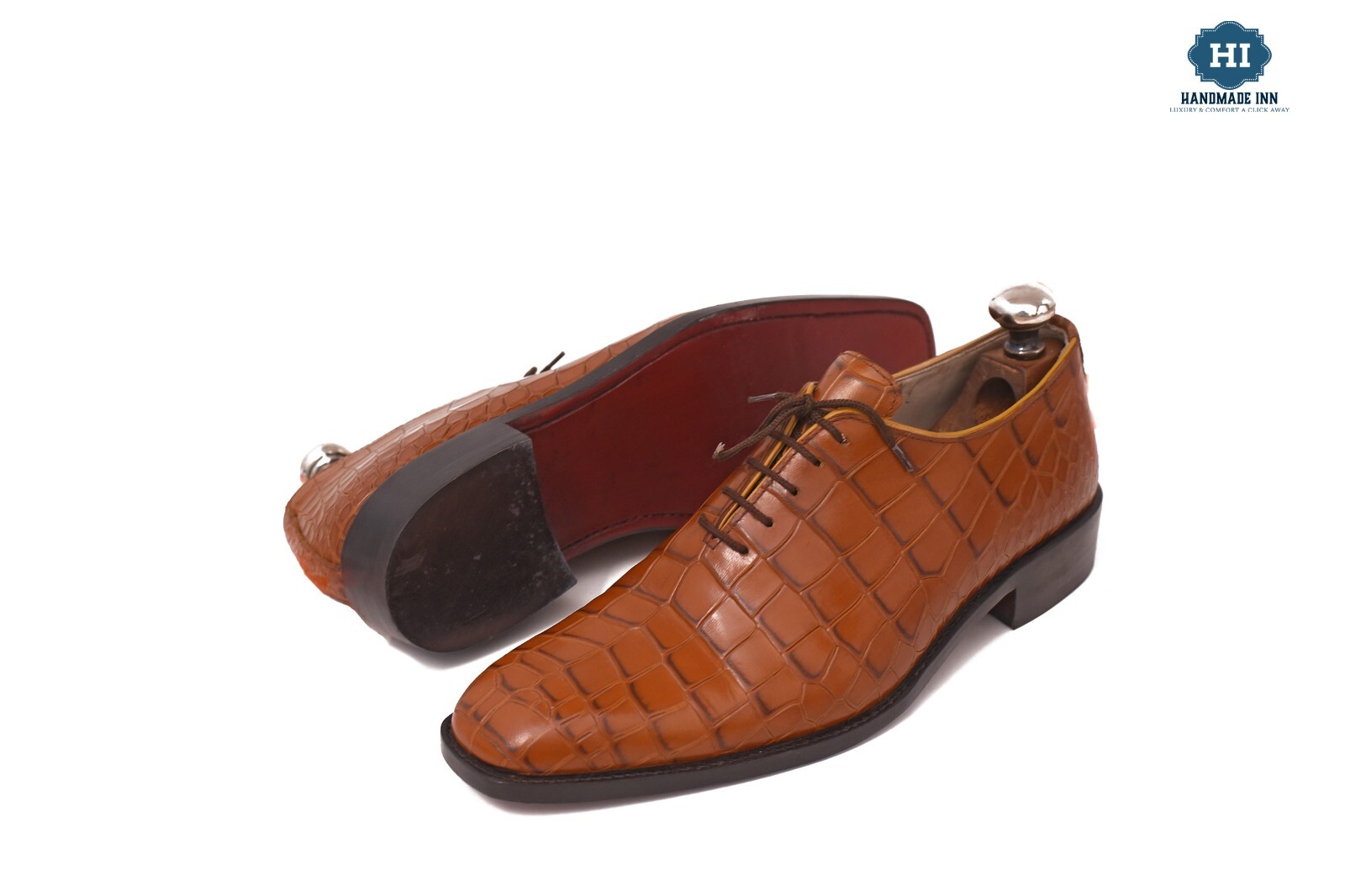 Elevate Your Style with Exquisite Crocodile Texture Leather Shoes | Shop Now