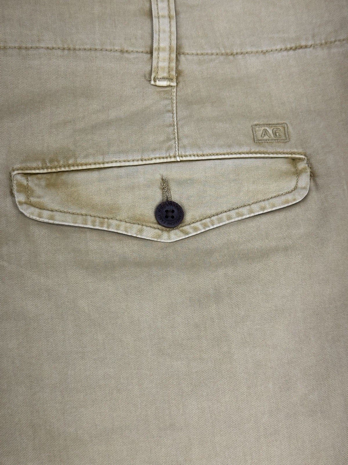 American Eagle Next Level Flex Pants Mens 42×32 Khaki Straight Workwear NWT