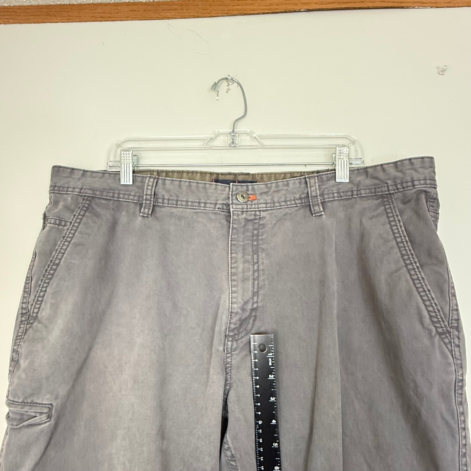 Weatherproof Pants Mens 40×30 Forged Iron Gray Canvas Utility