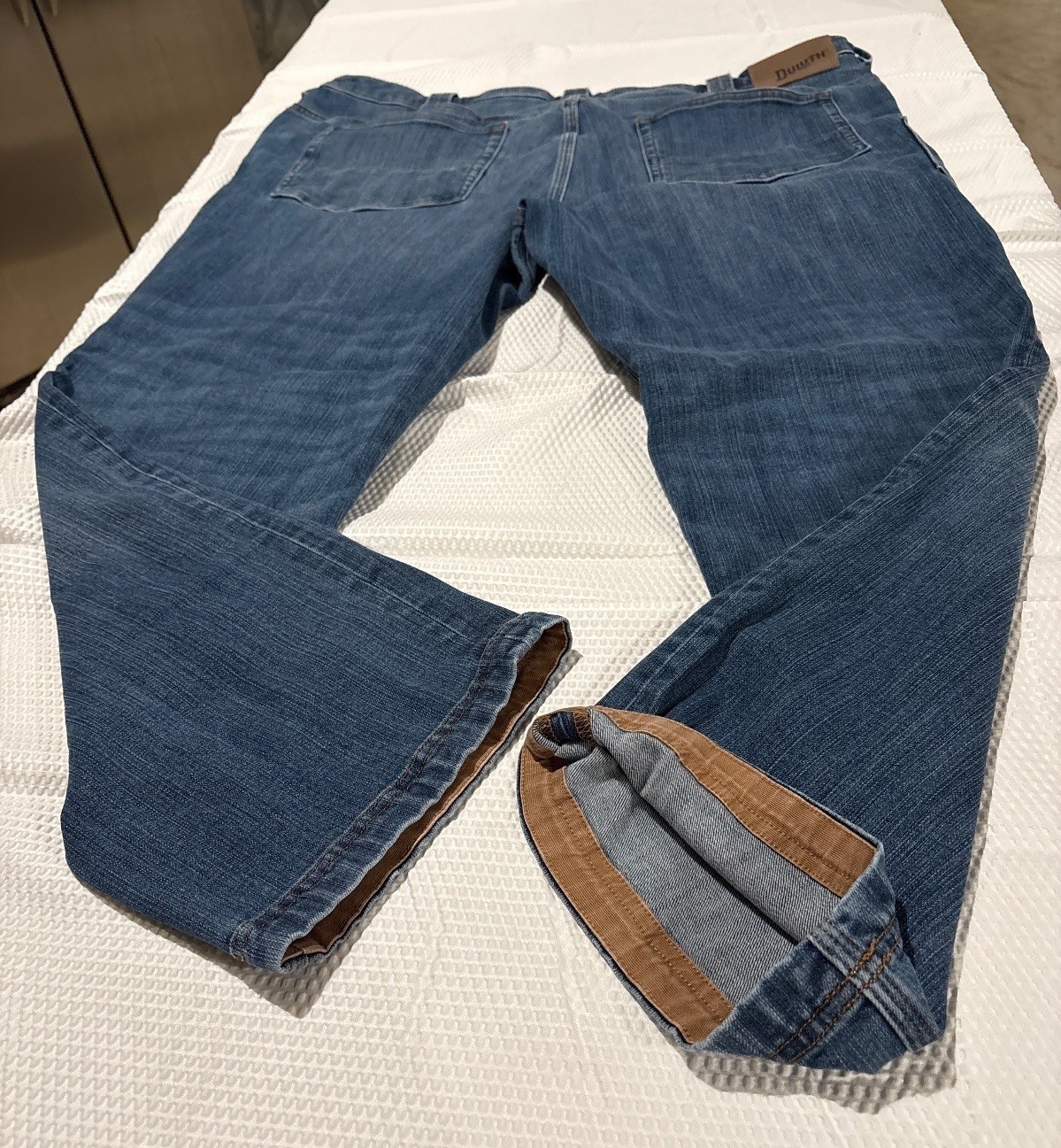 Duluth Ballroom Double Flex Jeans Standard Fit 42×30 NWOT