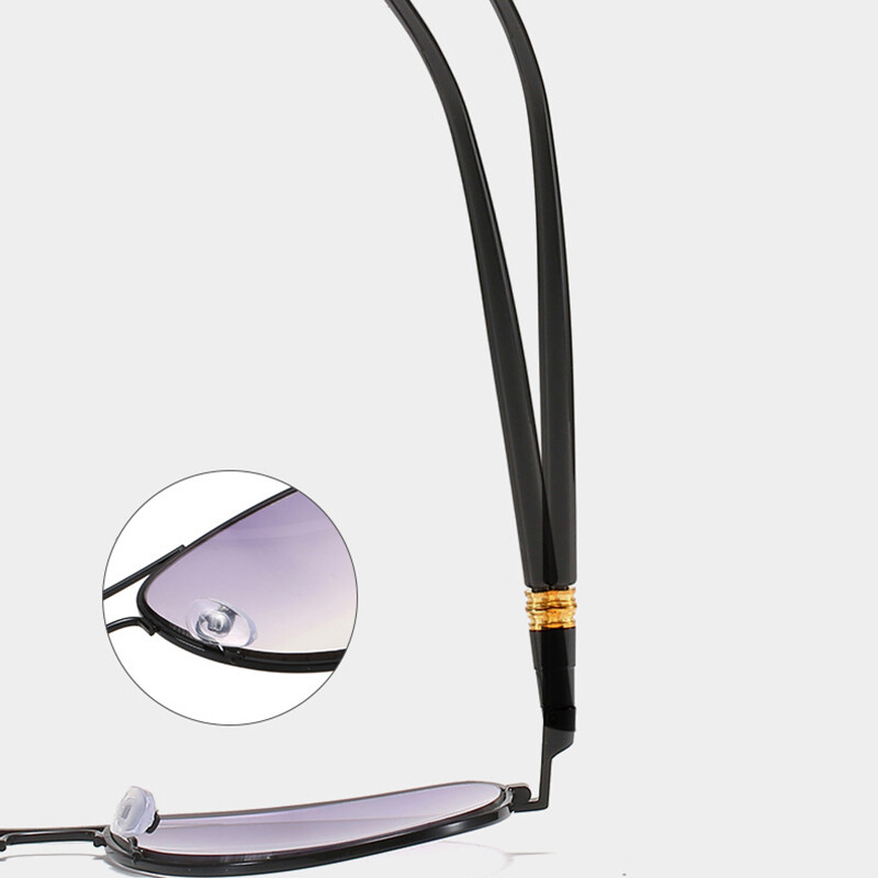 Metal Bifocal Anti-blue light Reading Glasses For Men Classic Outdoor Sunglasses