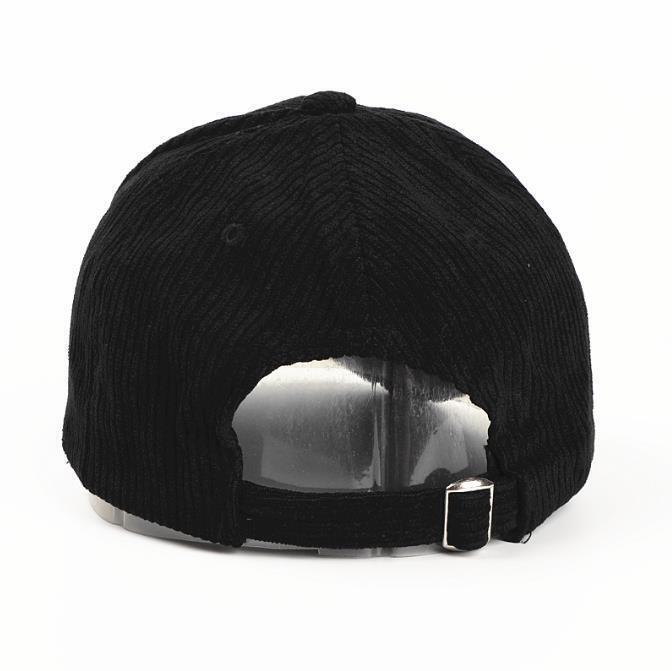 Corduroy Dad Hat Baseball Classic Adjustable Soft Plain Cap Unisex Cotton Hat