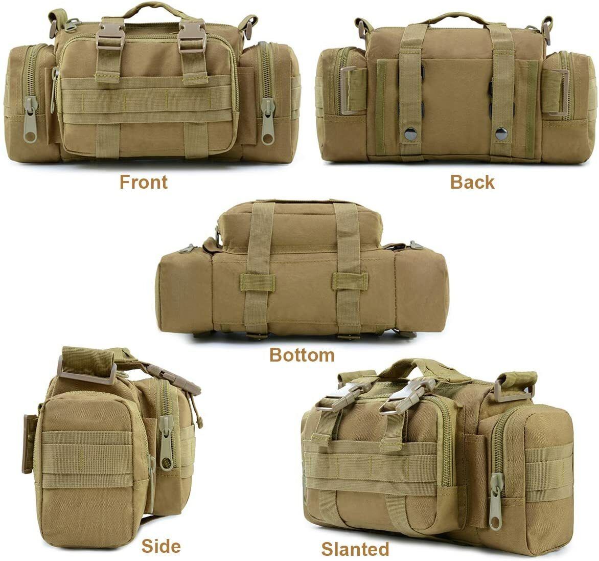 Tactical Waist Pack Molle Pouch Deployment Bag Utility Outdoor Camping Hiking