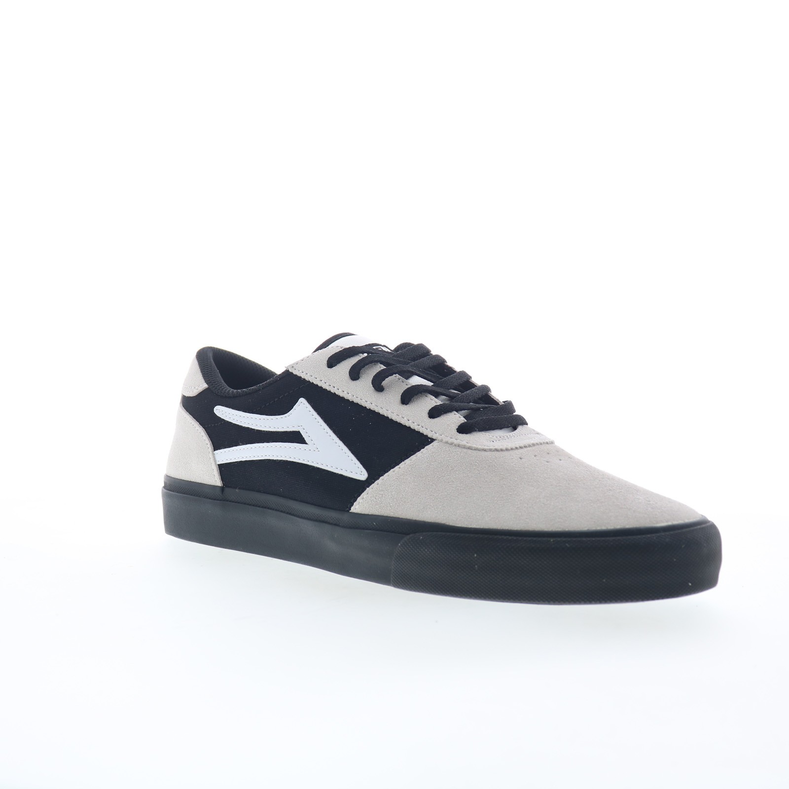 Lakai Manchester Mens White Suede Lace Up Skate Inspired Sneakers Shoes