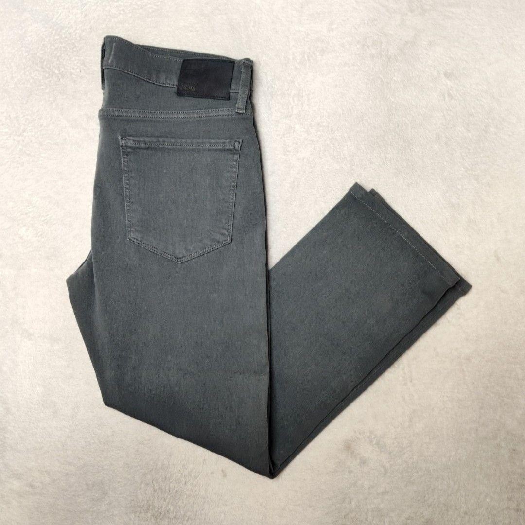 Paige Lennox Jeans Mens 32×27 Gray Skinny Slim Stretch Denim 5-Pocket USA