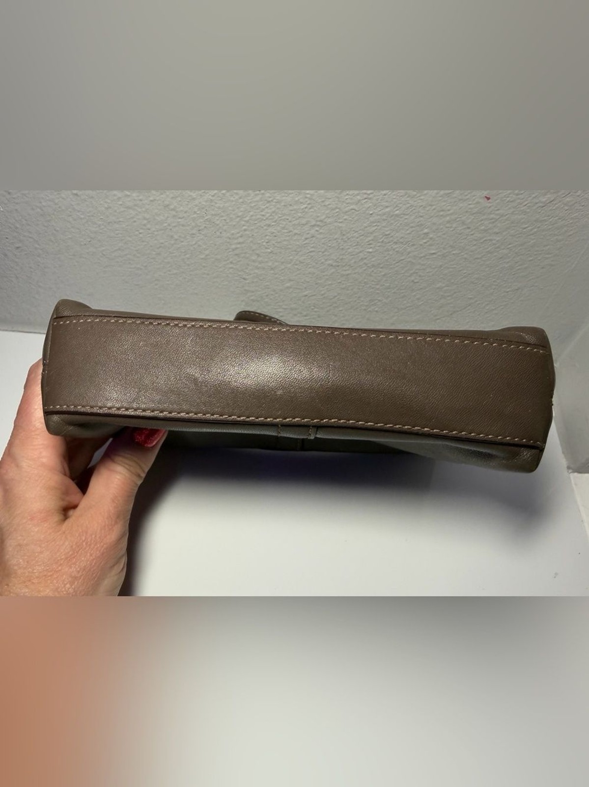 Brown Hand Bag/Wristlet (no brand found)