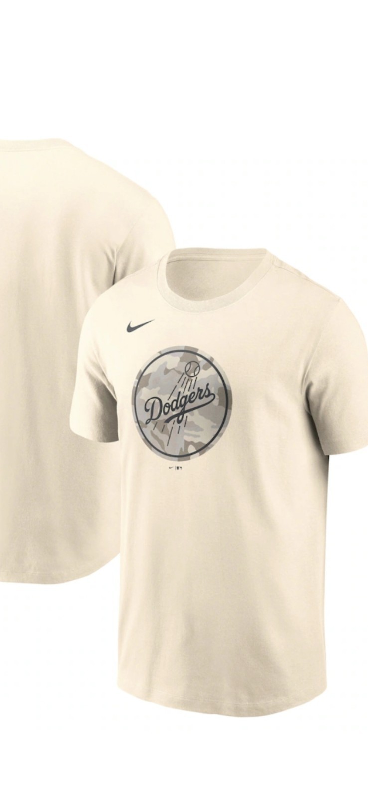NWT Los Angeles Dodgers Nike City Connect Camouflage Military Shirt Size Mens M