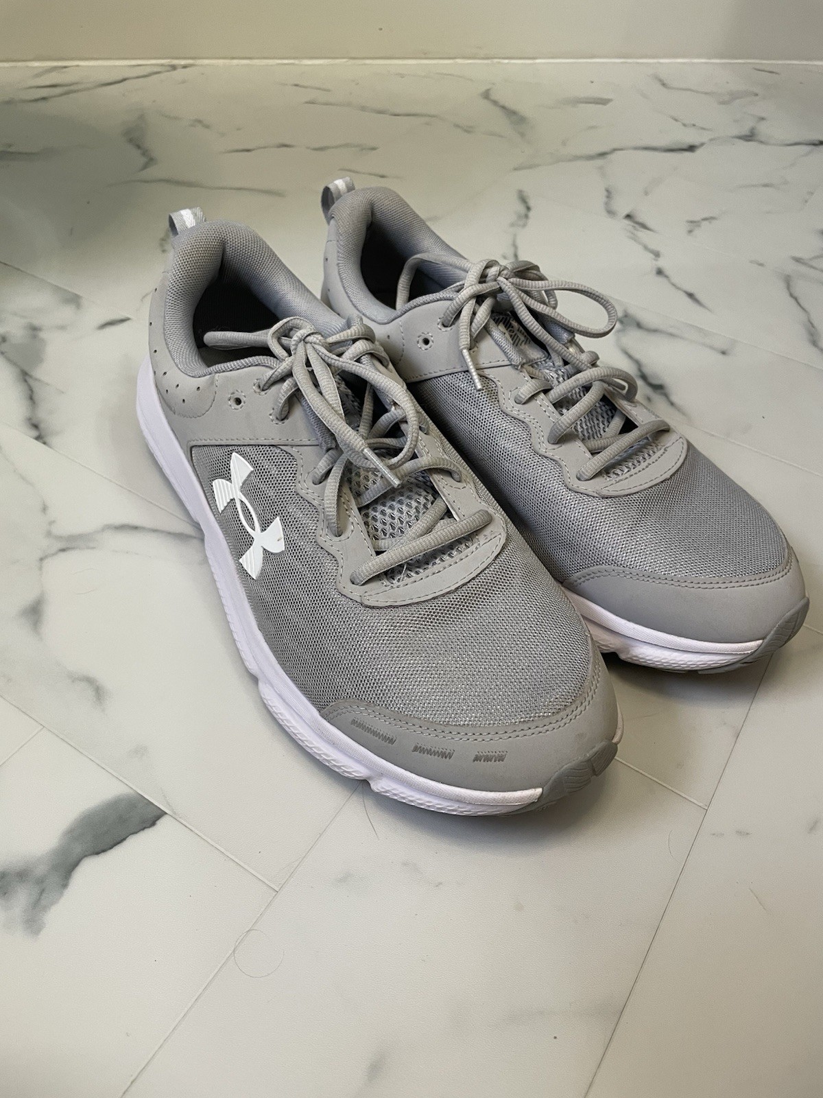 Under Armour Charged Assert 10 Men’s Mod Grey/White Low Top