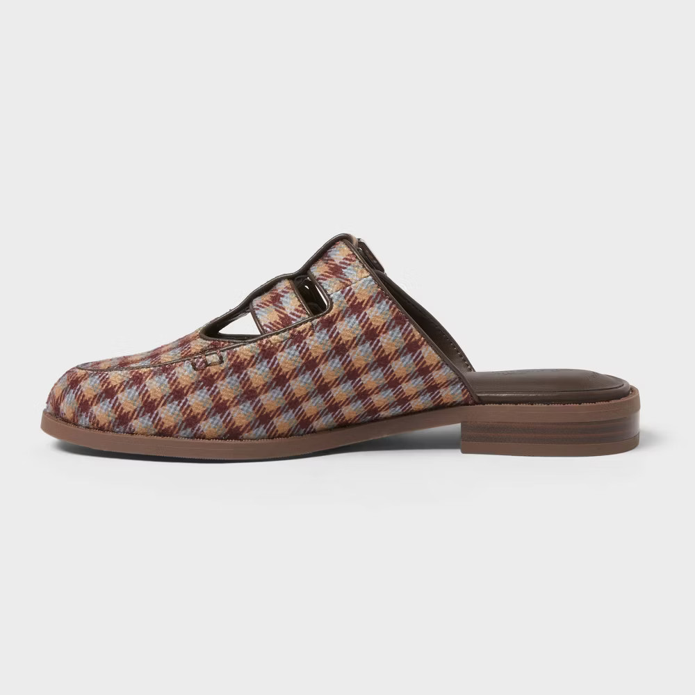 Women Winona Mary Jane Mules – Universal Thread Brown/Orange 8.5