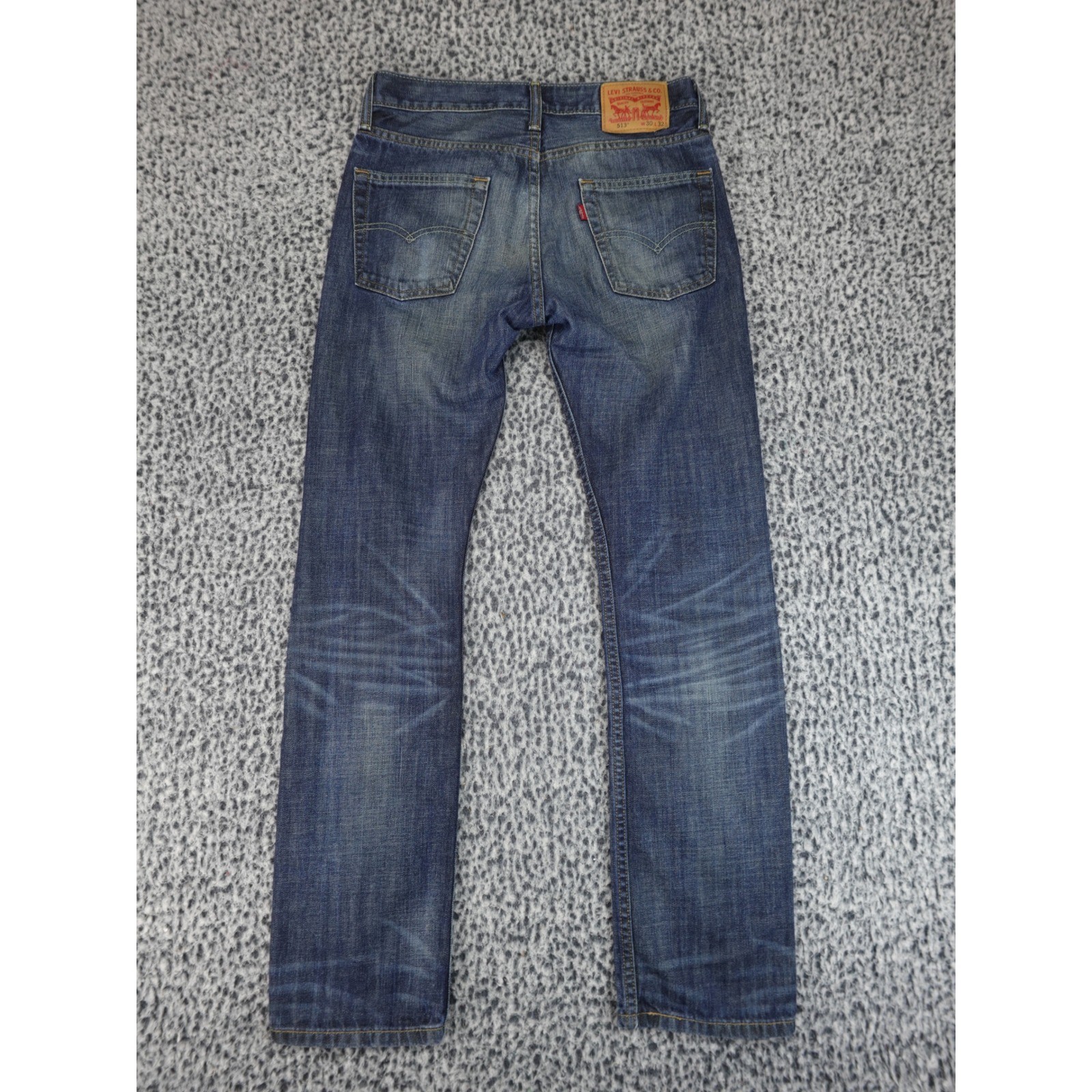 Levis 513 Slim Fit Mens Size 30 Blue Jeans Medium Wash Denim