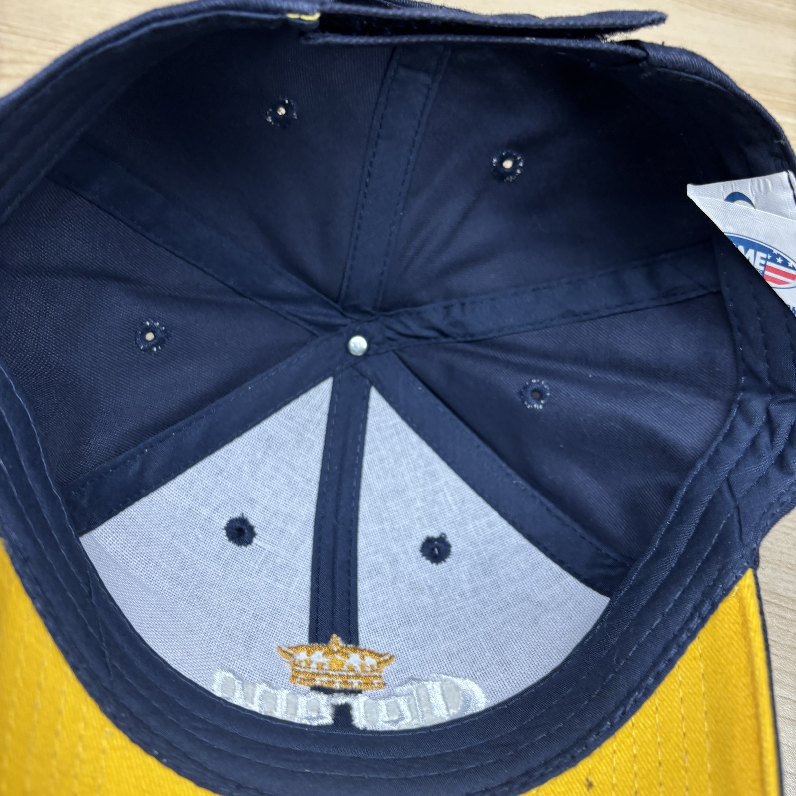 Corona Extra Hat Cap Strap Back Navy Yellow Logo Beer Brand Men