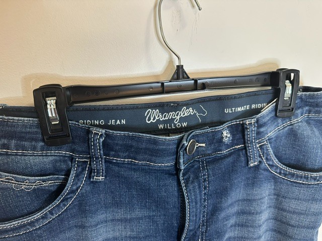 Wrangler Willow Women’s Ultimate Riding Jeans Straight Leg Size 15X34