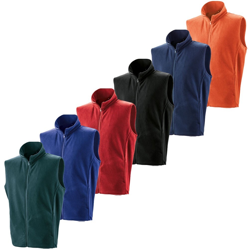 Mens Gilet MICROFLEECE Bodywarmer Fleece Jacket Body Warmer Sleeveless Vest