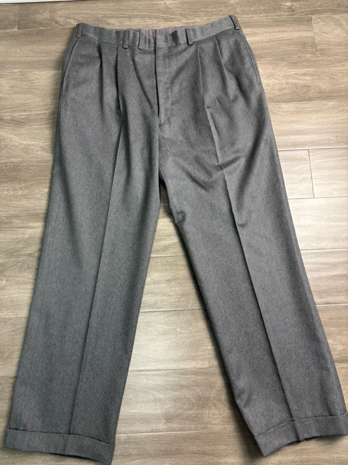 Oxxford Kenilworth Super Worsted 2 Piece Suit Size 42 Gray Pants 34×30