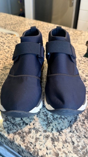 MARNI Mens Size 10 High-Top Sneaker strap Black Neoprene