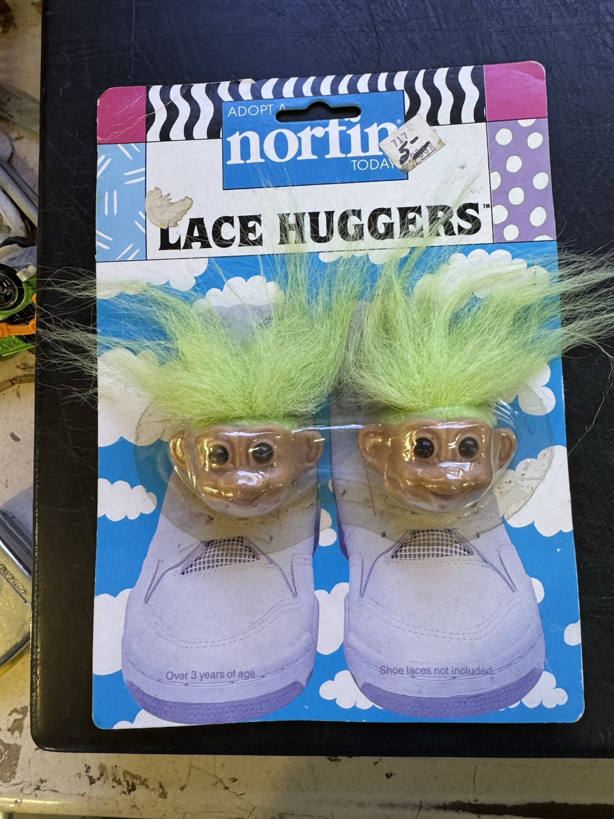 Vintage 1991 Norfin Trolls Lace Huggers New On Card Street Kids