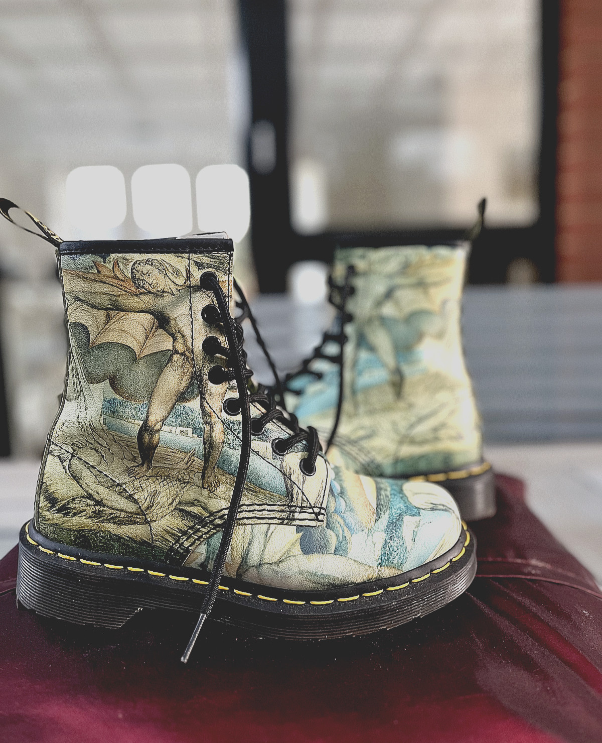 Dr Martens William Blake Tate Museum 1460 Boots Rare UNISEX UK3 EU36 US4-5 AU5