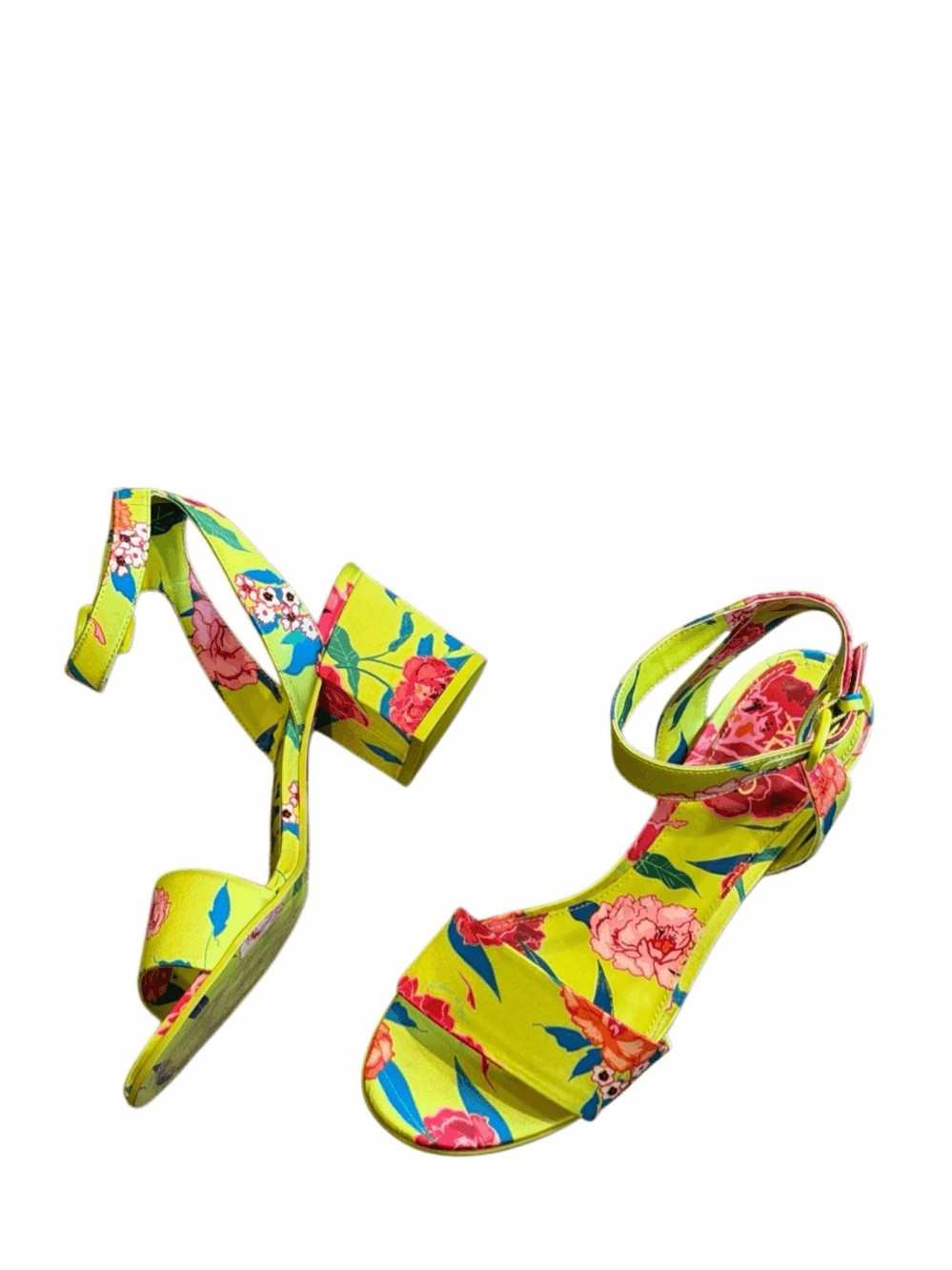 Aldo Floral Strappy Heels