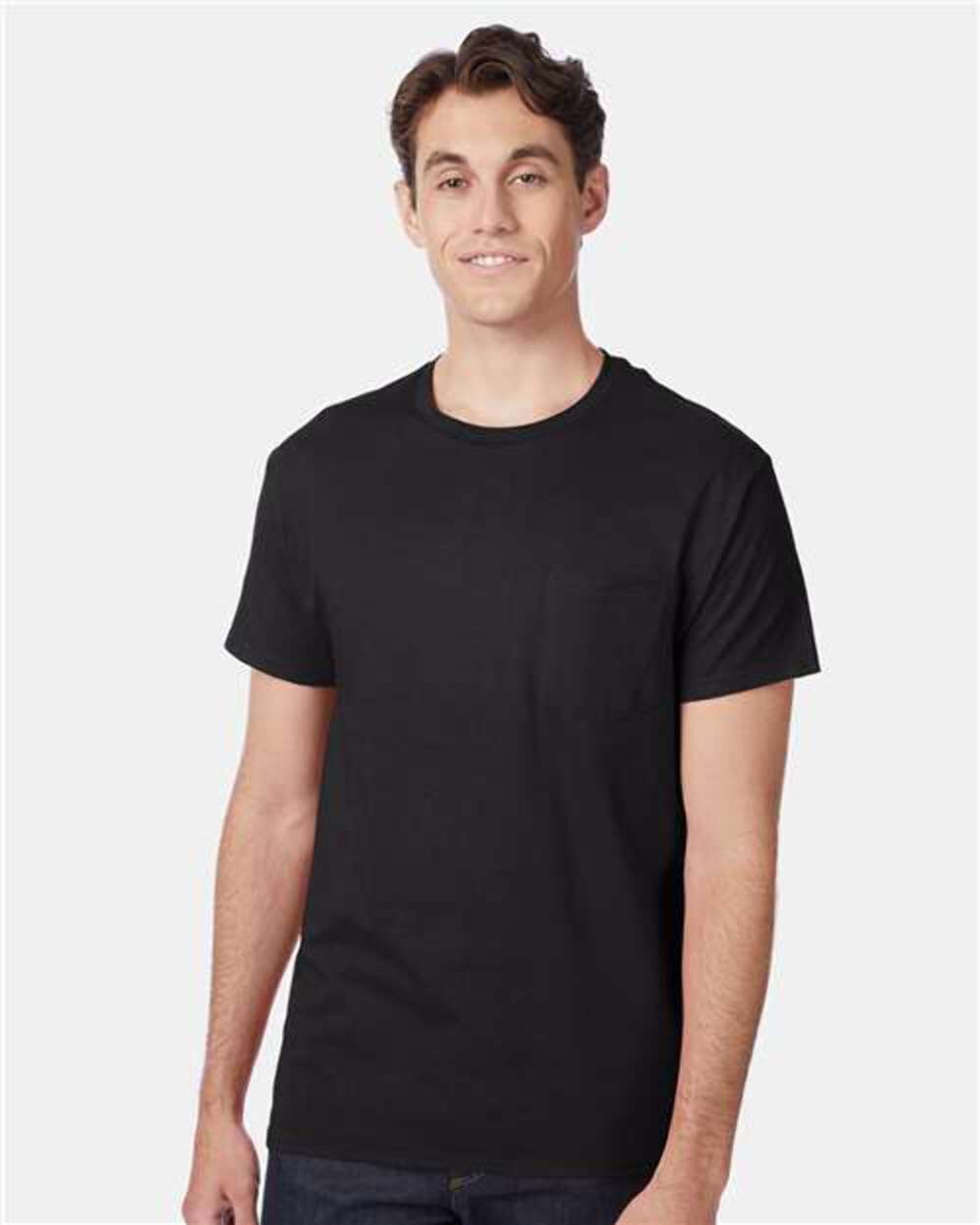 Hanes Mens T Shirts Crewneck Undershirt for Men Casual and Daily Wear – 4 Pack