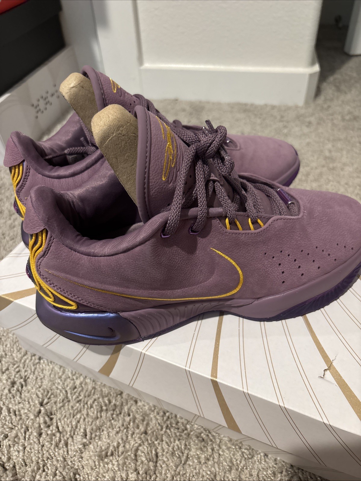 LEBRON XXI Violet Dust/University Gold