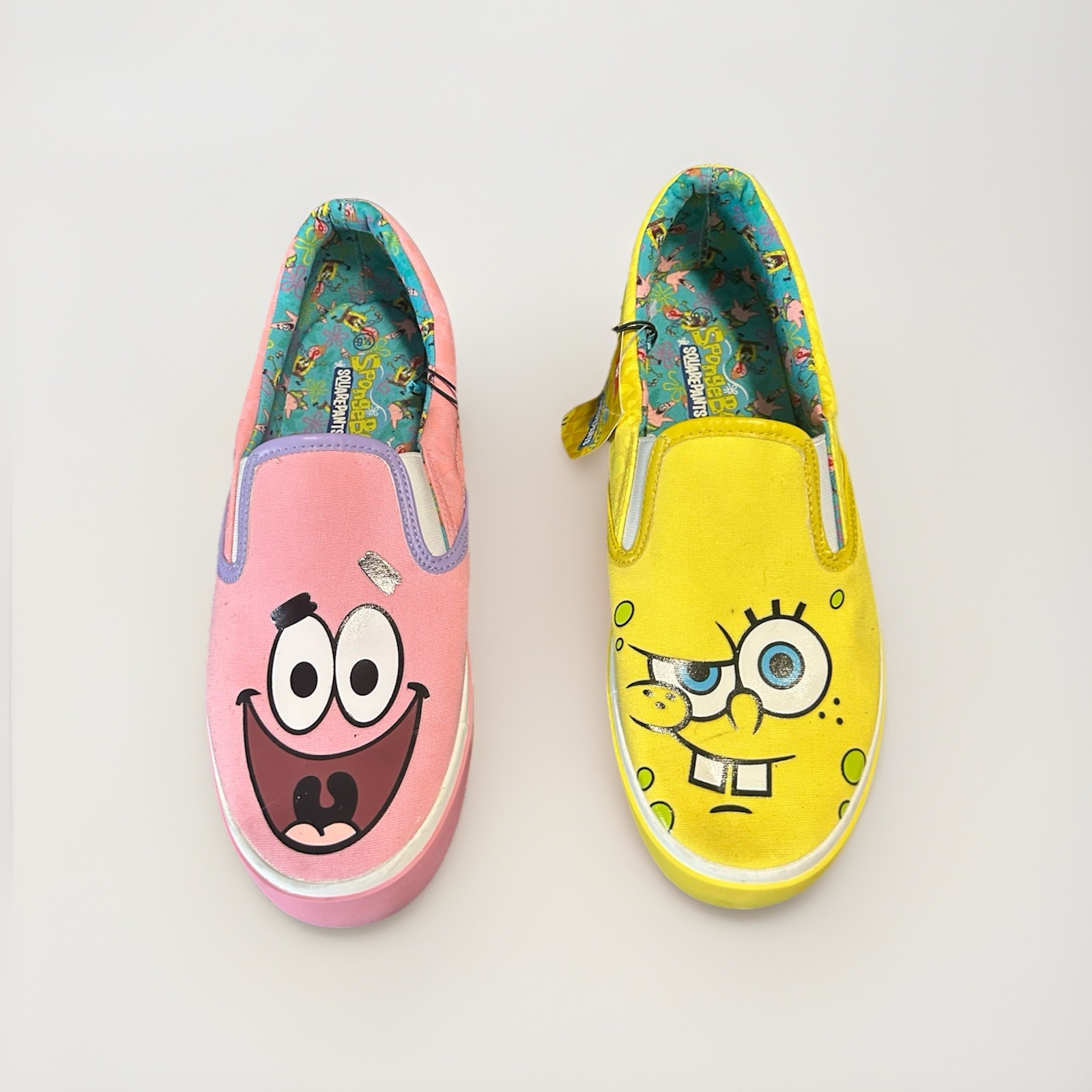 Nickelodeon SpongeBob Women’s Slip-on Sneakers Size 9 1/2