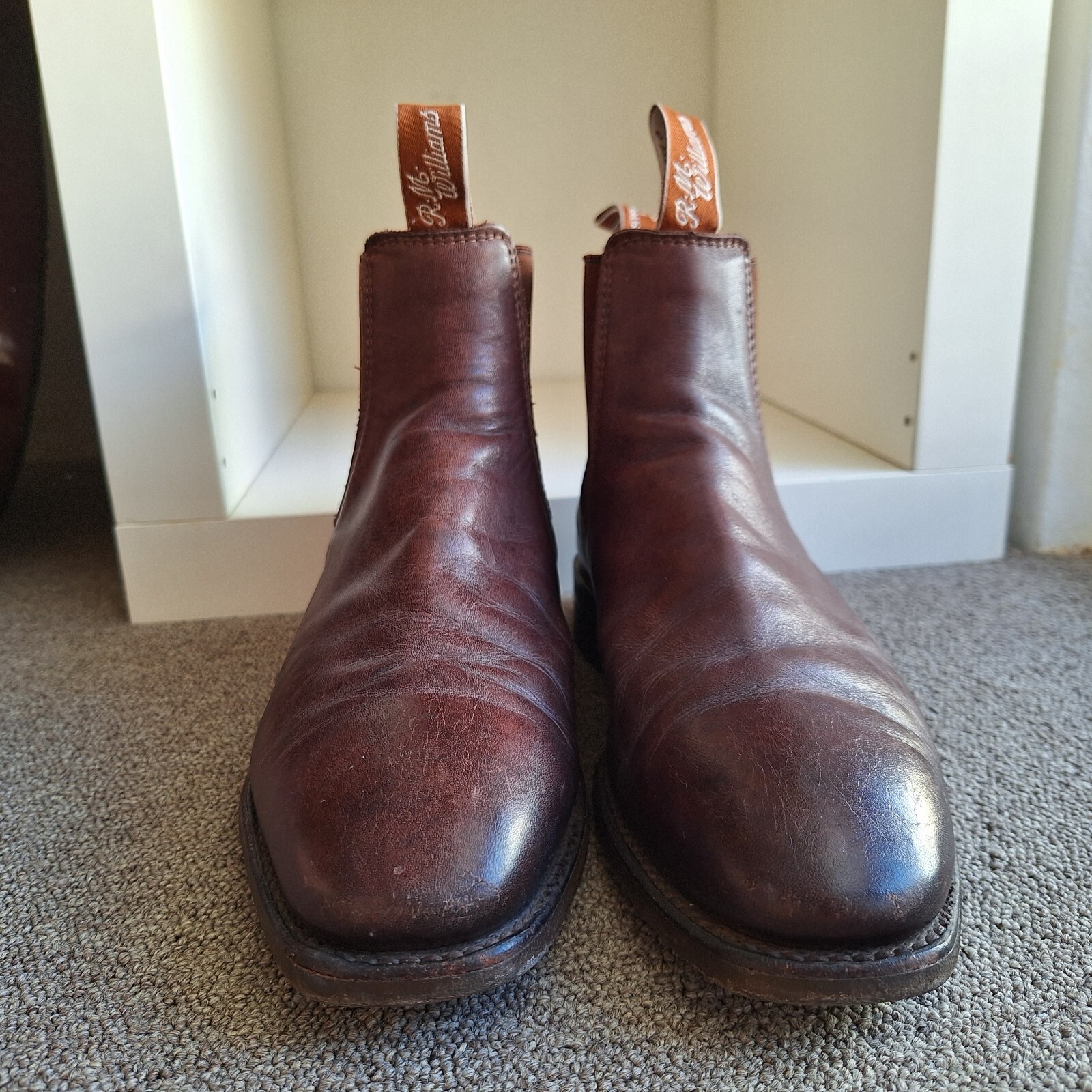 RM williams Leather Comfort Craftsman Chelsea Boots UK 7.5G US 8.5 Ladies 10