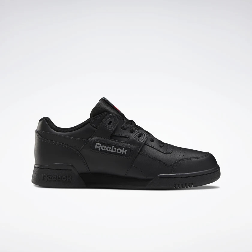 Reebok Workout Plus Black Charcoal Mens Casual Shoes Sneakers Sizes 8-12