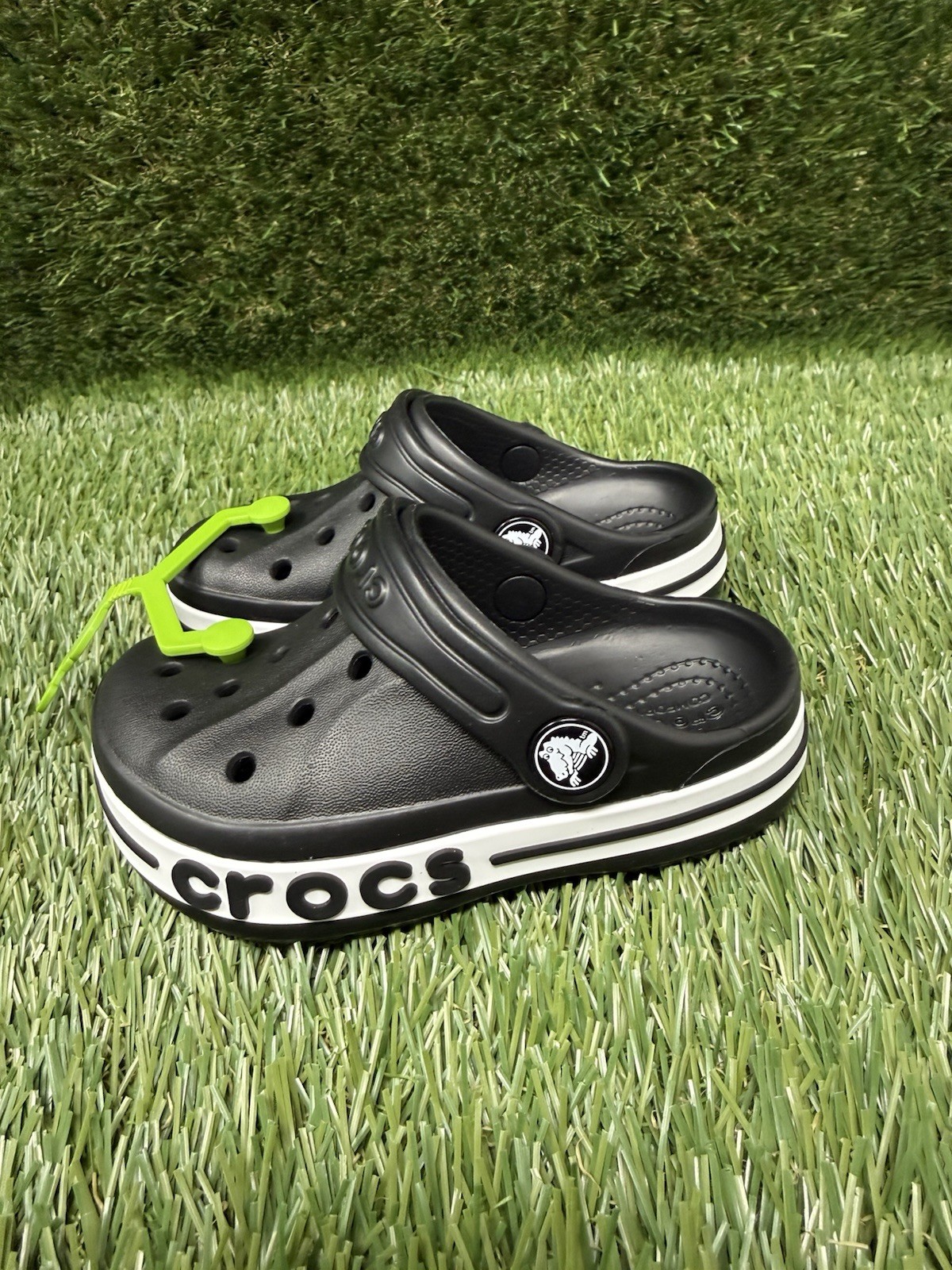 Child’s Bayaband Crocs Black C7