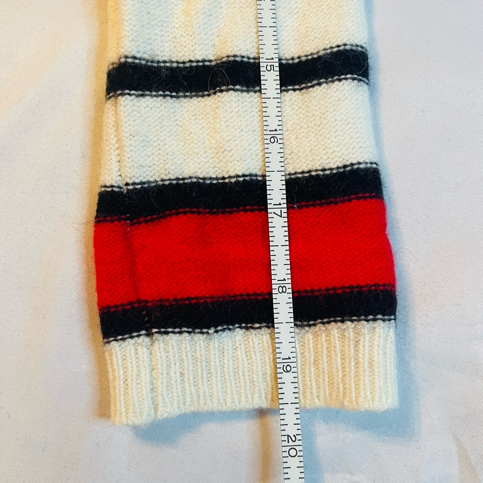 Splendid Striped Sweater Womens Large Red Colorblock Wool Angora Cashmere Knit