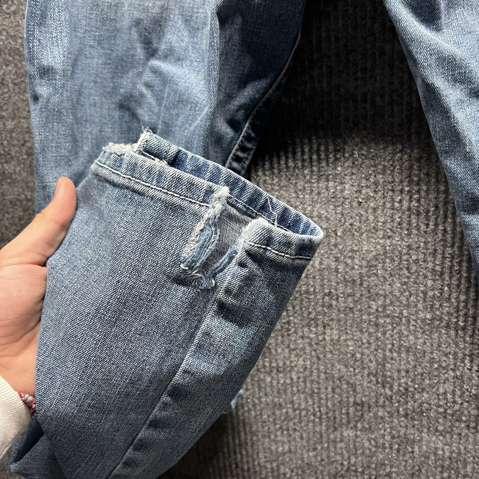 Ariat M2 Jeans Mens 33×34 Traditional Relaxed Boot Cut Medium Wash Blue Western