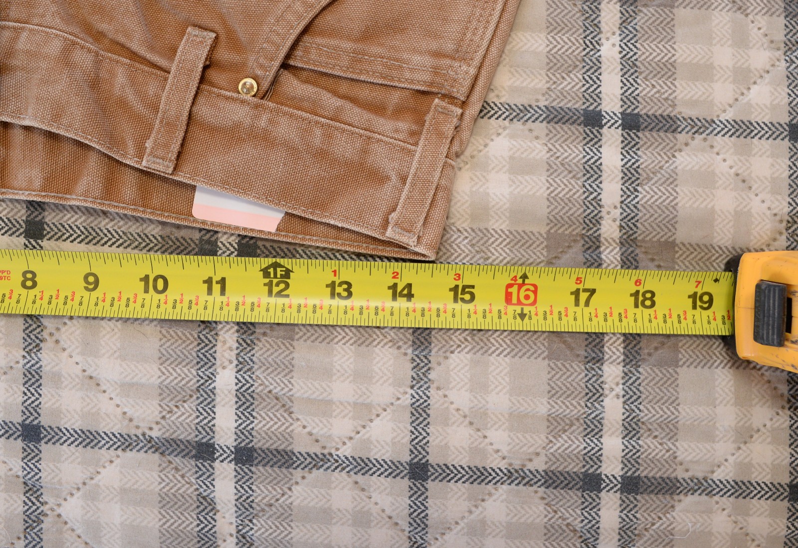 Vintage Carhartt Work Pants B01 BRN Double Knee Heavy Canvas 30 x 32 USA MADE