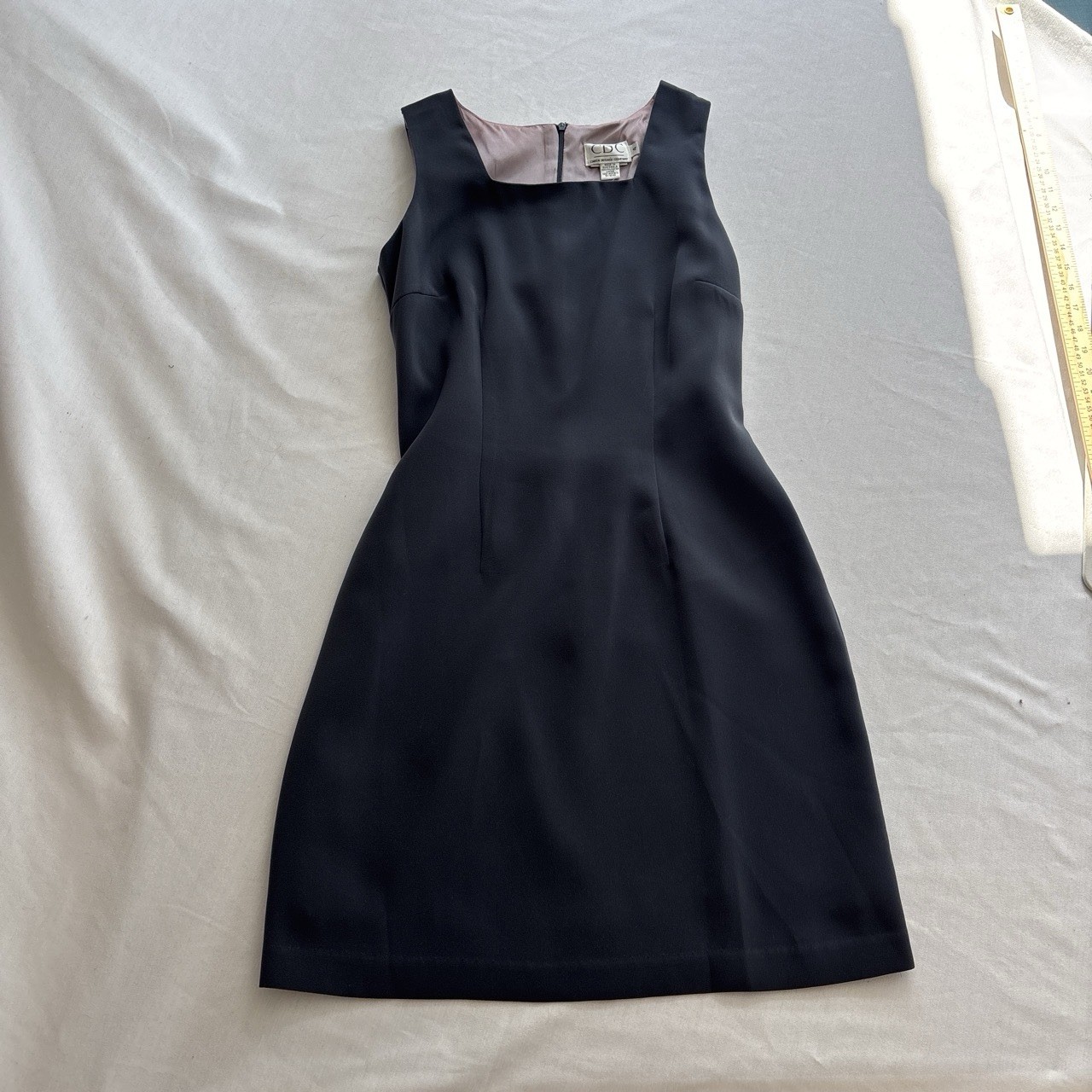 CDC Women’s 4 Black 2-Pc Dress Suit Set Cropped Notch Lapel Lined Jacket
