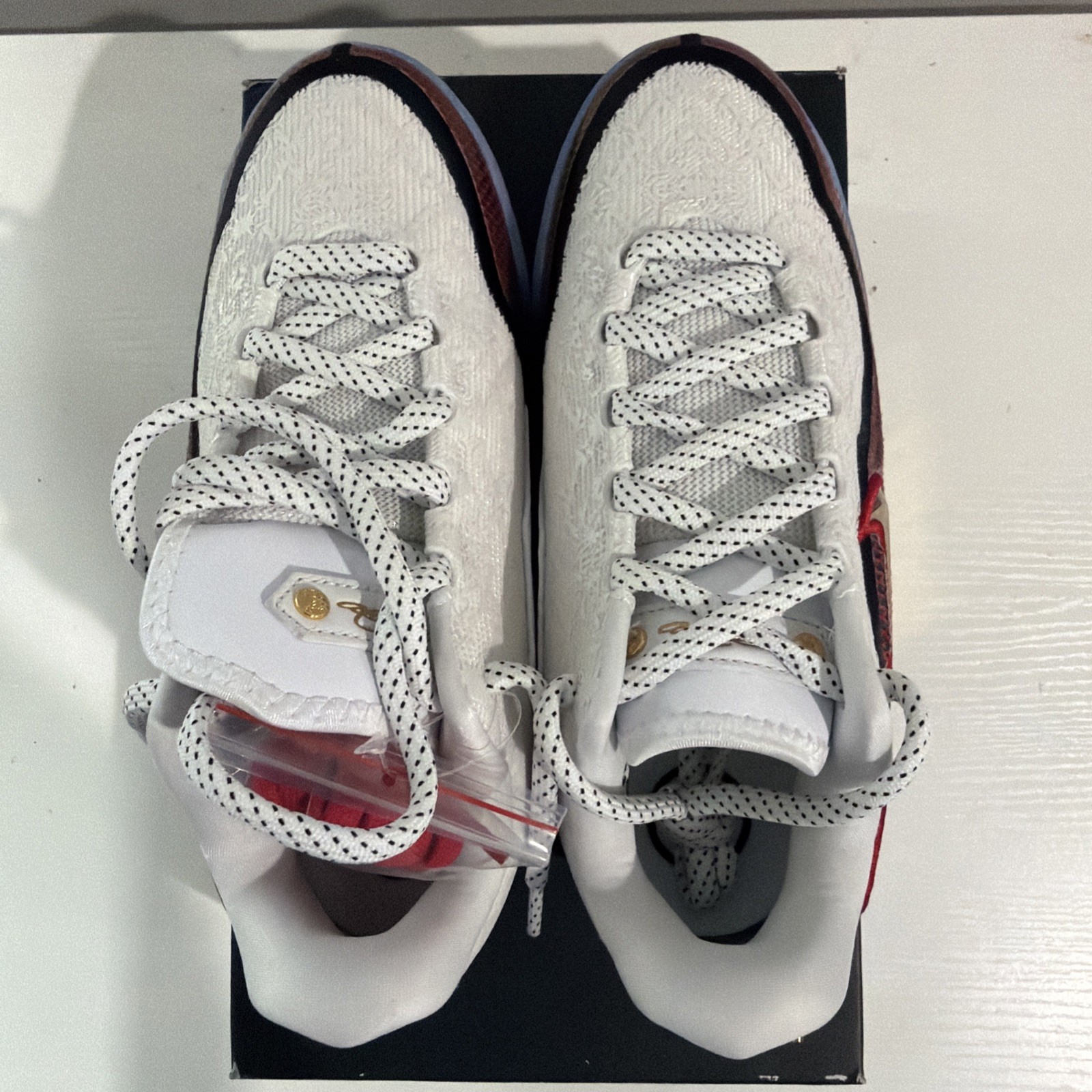 Nike LeBron XXIII 23 Grand Opening White Red Gold HJ5629-100 sz 6.5 Men’s