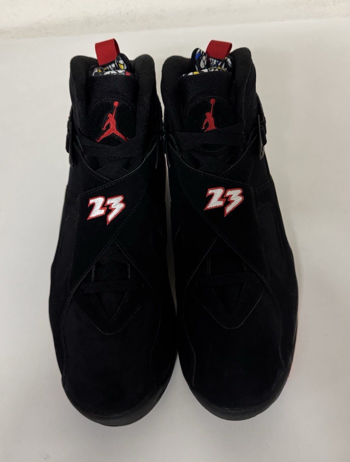 Nike Air Jordan 8 Retro Playoffs 2023 Mens Sz 12 Black True Red White 305381-062