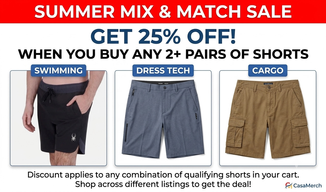 WearFirst Men’s Classic Fit Cargo Shorts Inseam 9” SIZES 36/38/40/42